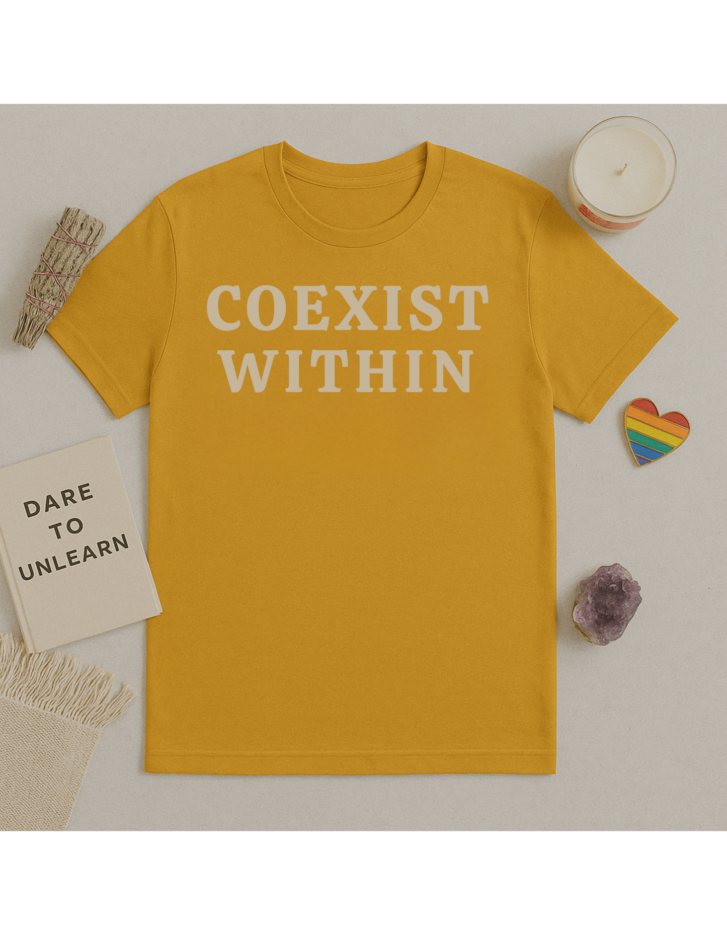 Coexist Within Unisex Softstyle T-Shirt, Motivational Tee, Affirmation Shirt, Space Lovers, Casual Wear, Unique Fashion