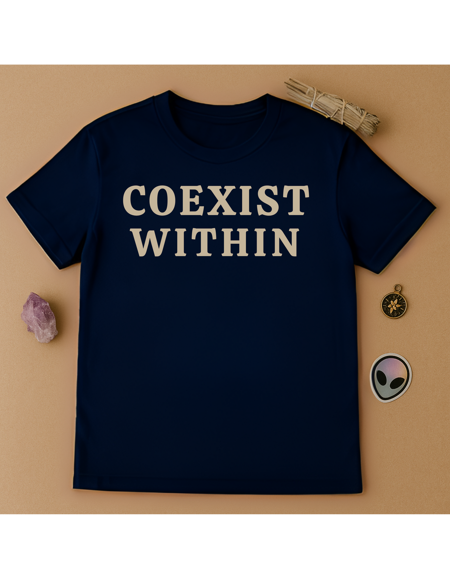 Coexist Within Unisex Softstyle T-Shirt, Motivational Tee, Affirmation Shirt, Space Lovers, Casual Wear, Unique Fashion