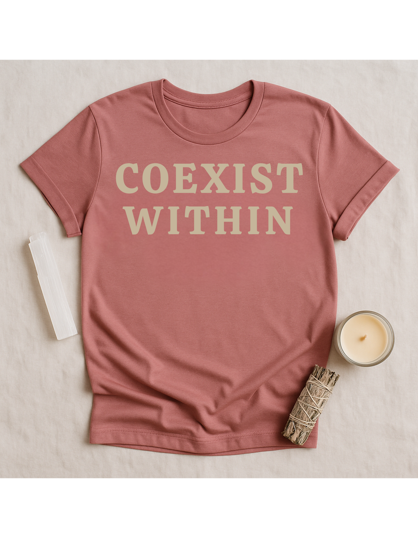 Coexist Within Unisex Softstyle T-Shirt, Motivational Tee, Affirmation Shirt, Space Lovers, Casual Wear, Unique Fashion