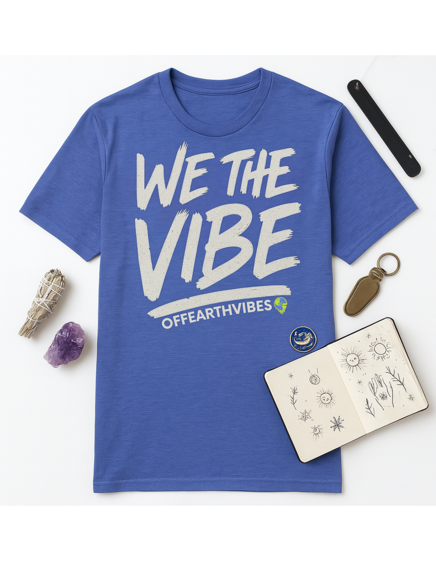 We The Vibe Unisex Softstyle T-Shirt, Motivational Tee, Affirmation Shirt, Space Lovers, Casual Wear, Unique Fashion