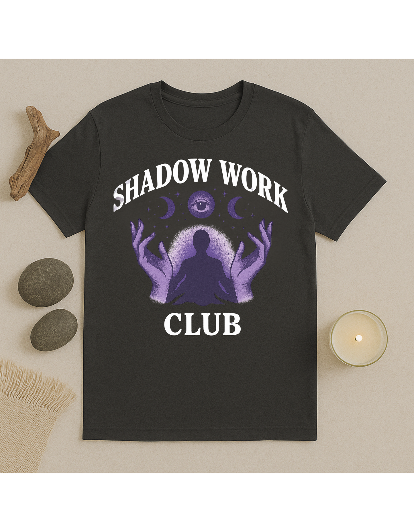 Shadow Work Club Unisex Softstyle T-Shirt, Motivational Tee, Affirmation Shirt, Space Lovers, Casual Wear, Unique Fashion