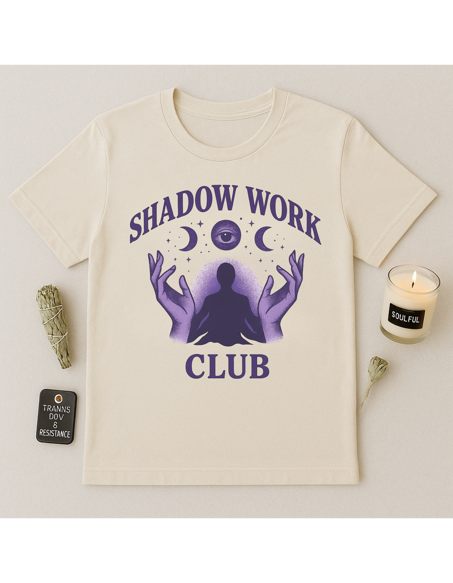 Shadow Work Club Unisex Softstyle T-Shirt, Motivational Tee, Affirmation Shirt, Space Lovers, Casual Wear, Unique Fashion