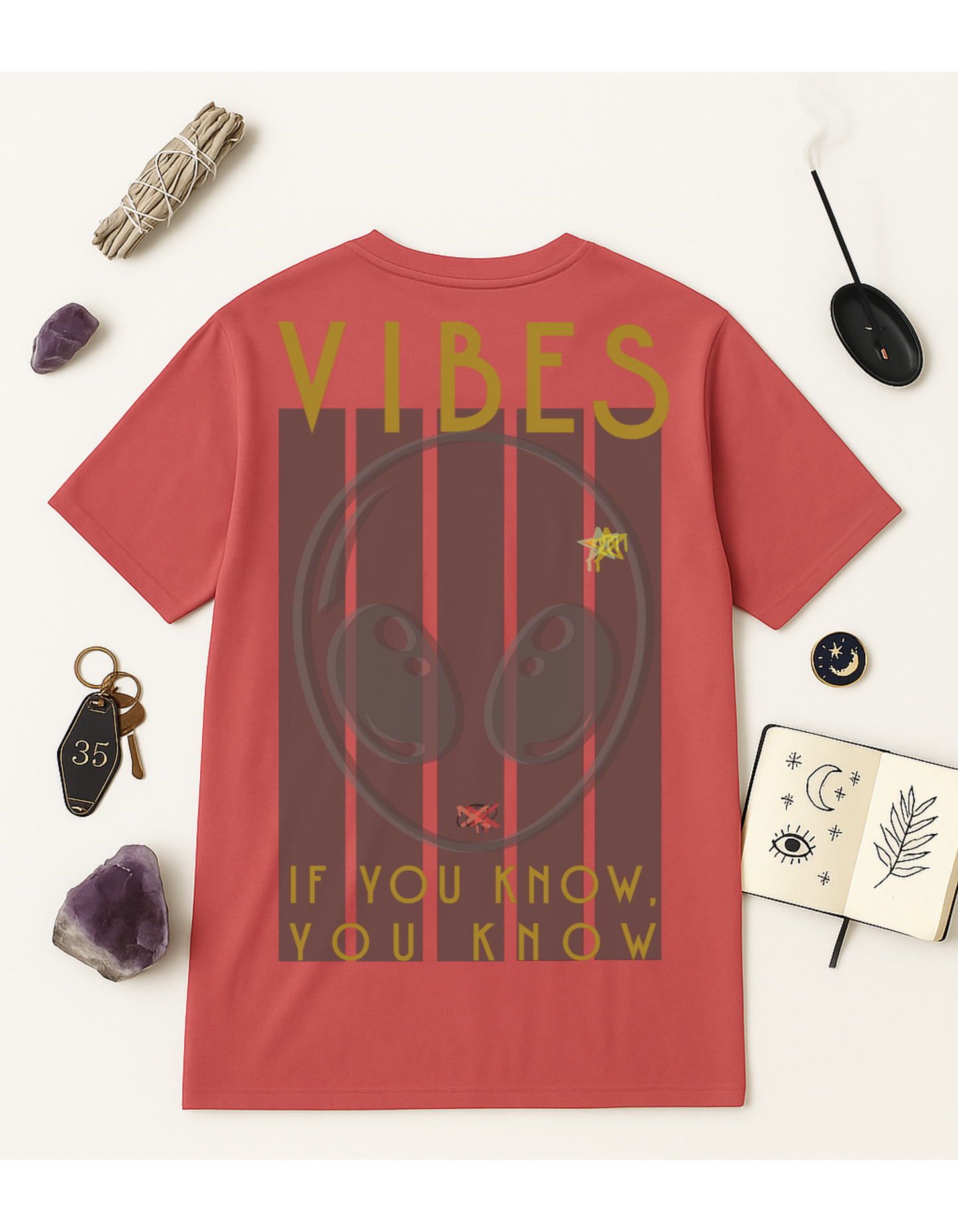 If You Know, You Know, Vibes Unisex Softstyle T-Shirt, Motivational Tee, Affirmation Shirt, Space Lovers, Casual Wear, Unique Fashion