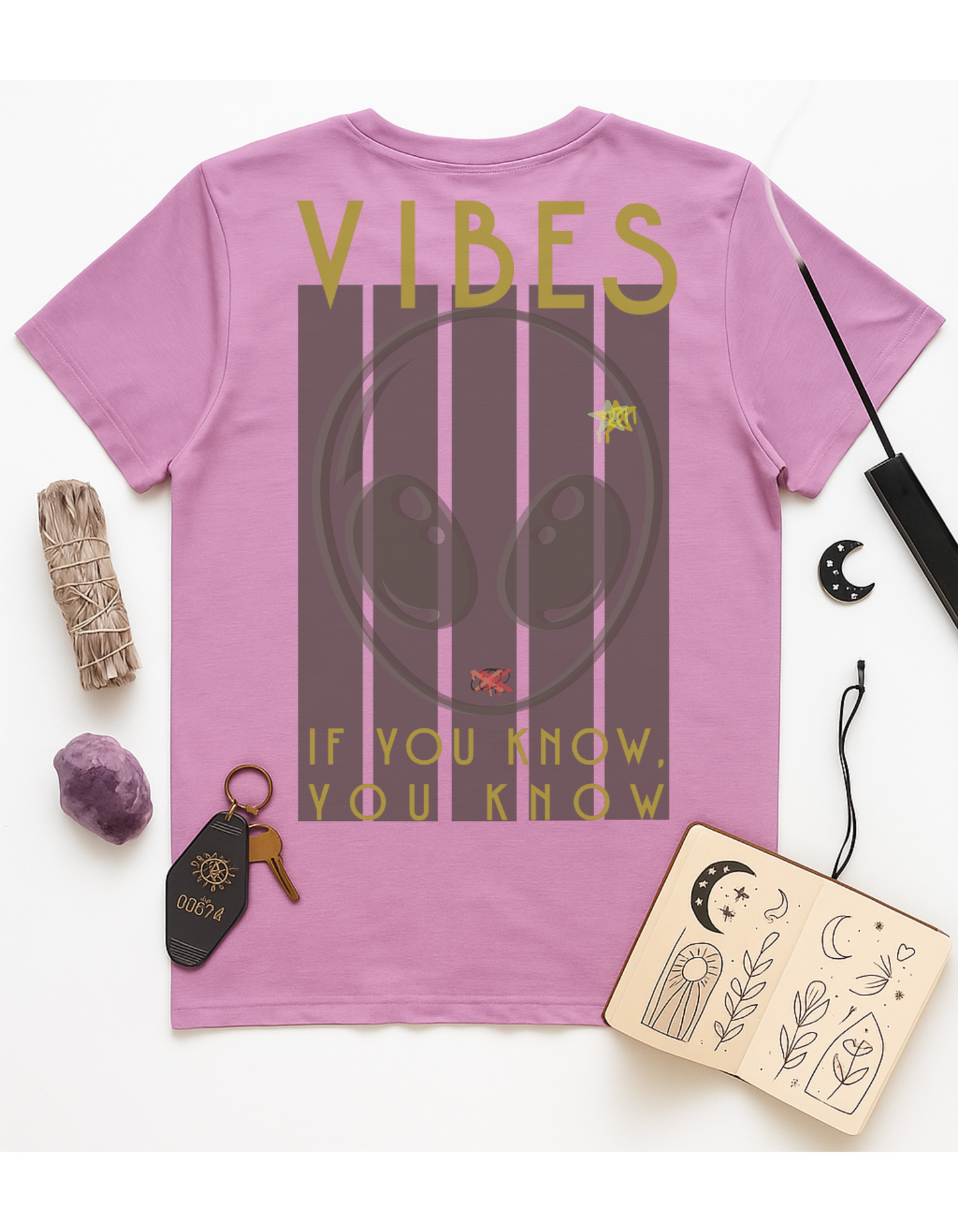 If You Know, You Know, Vibes Unisex Softstyle T-Shirt, Motivational Tee, Affirmation Shirt, Space Lovers, Casual Wear, Unique Fashion
