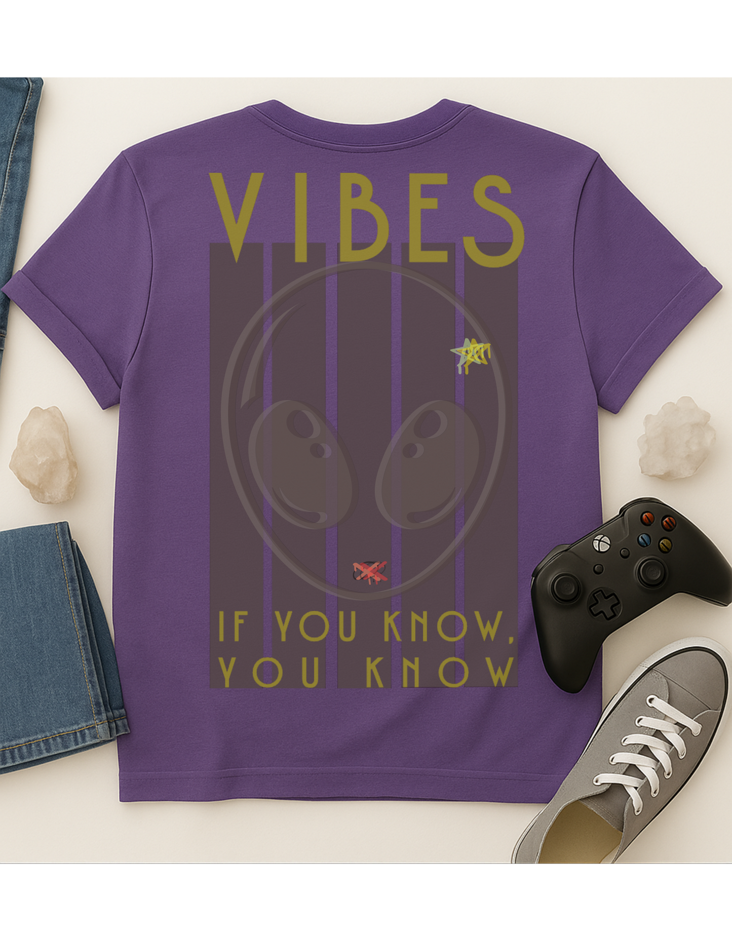 If You Know, You Know, Vibes Unisex Softstyle T-Shirt, Motivational Tee, Affirmation Shirt, Space Lovers, Casual Wear, Unique Fashion