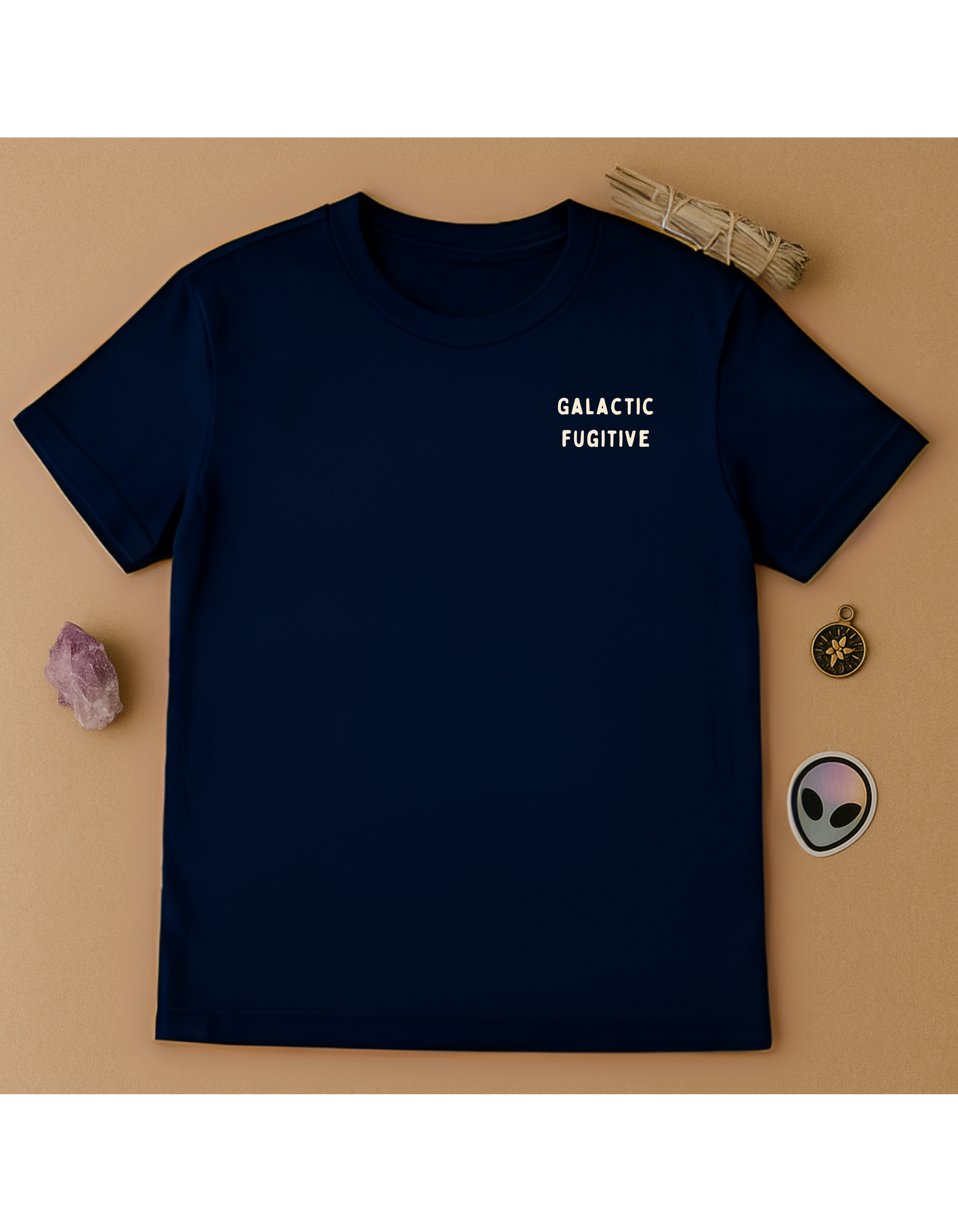 Galactic Fugitive #333-555-888 Unisex Softstyle T-Shirt, Motivational Tee, Affirmation Shirt, Space Lovers, Casual Wear, Unique Fashion