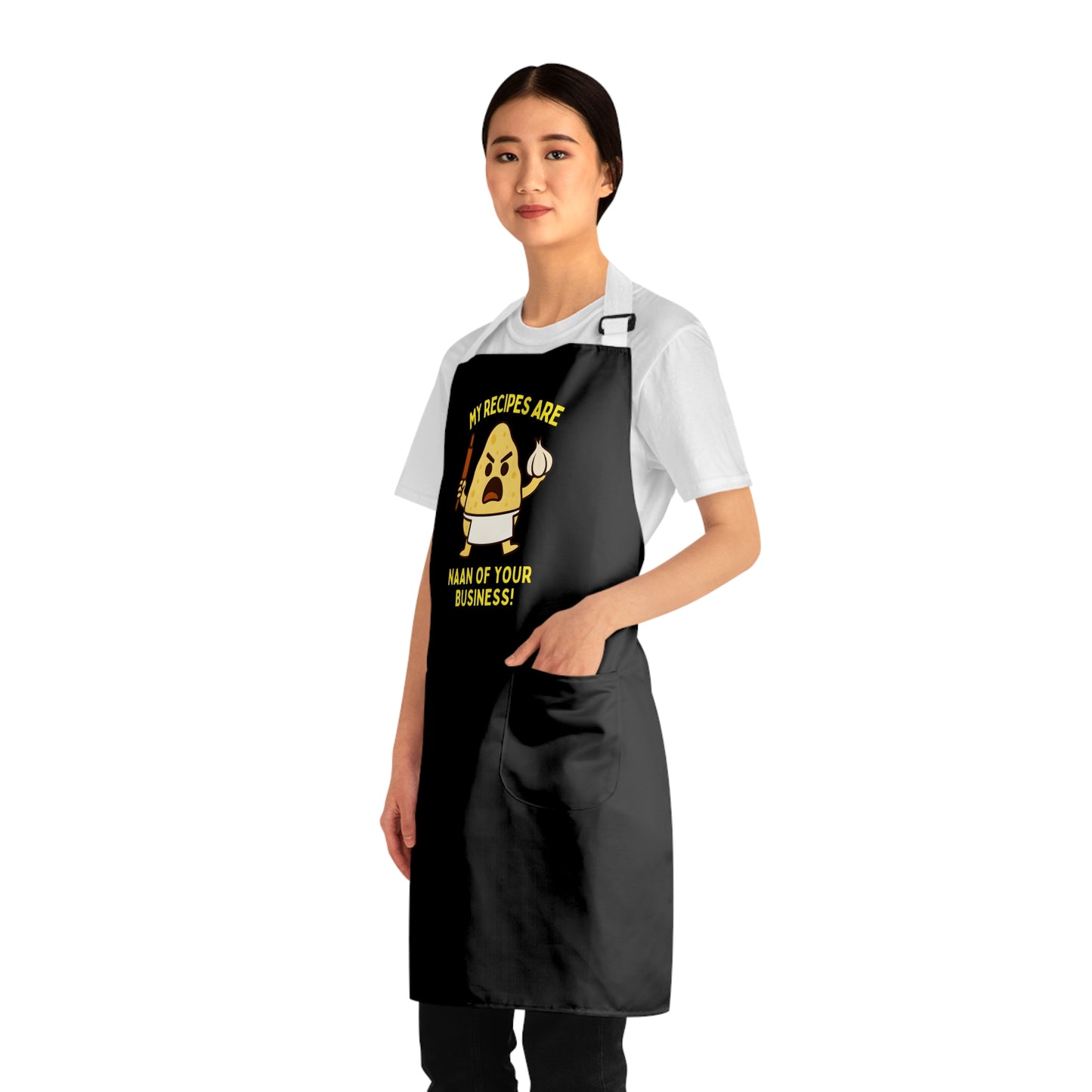 Funny Cooking Apron - My Recipes Are Naan of Your Business, Culinary Gift, Kitchen Humor, Chef Apparel, Foodie Accessory, Unique Gift Idea