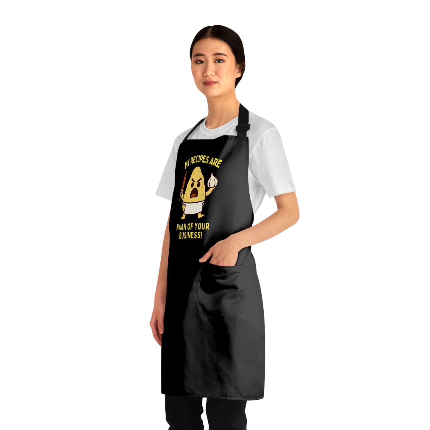 Funny Cooking Apron - My Recipes Are Naan of Your Business, Culinary Gift, Kitchen Humor, Chef Apparel, Foodie Accessory, Unique Gift Idea