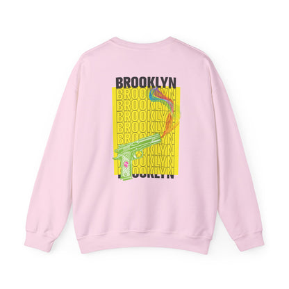 Unisex Brooklyn Rainbow Gun Smoke Sweatshirt