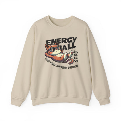 Mind Your Own Damn Business Sweatshirt Cat 2025
