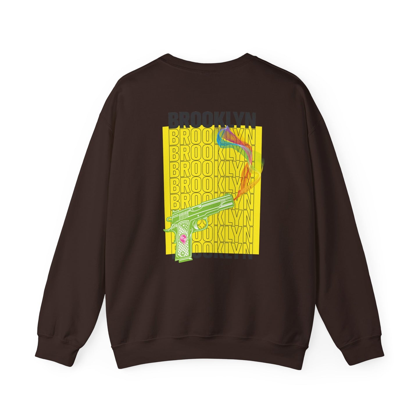 Unisex Brooklyn Rainbow Gun Smoke Sweatshirt