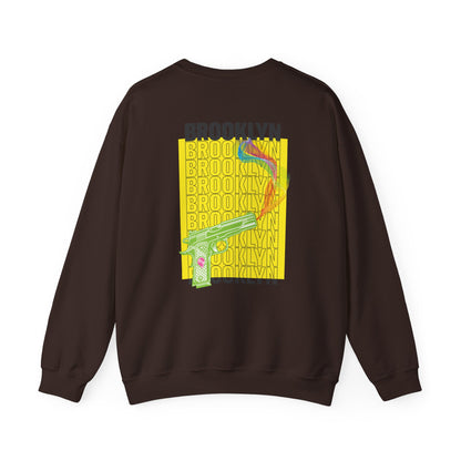 Unisex Brooklyn Rainbow Gun Smoke Sweatshirt