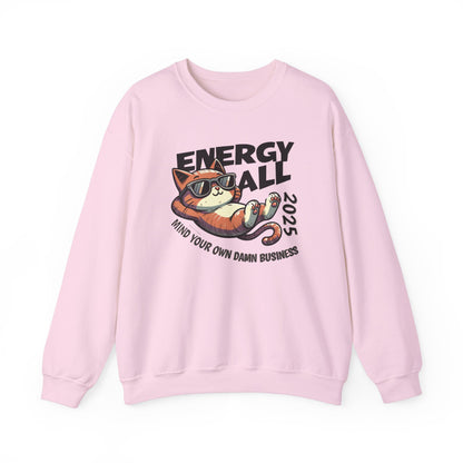 Mind Your Own Damn Business Sweatshirt Cat 2025