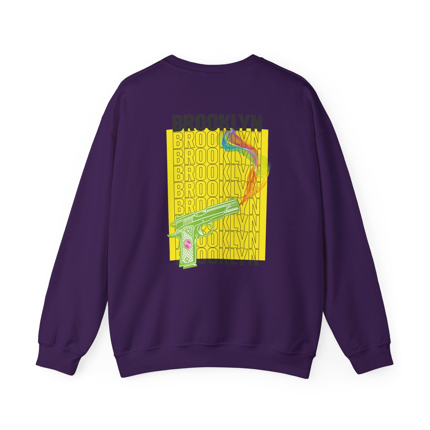 Unisex Brooklyn Rainbow Gun Smoke Sweatshirt