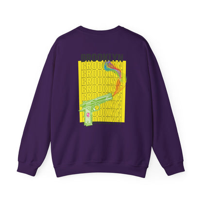 Unisex Brooklyn Rainbow Gun Smoke Sweatshirt