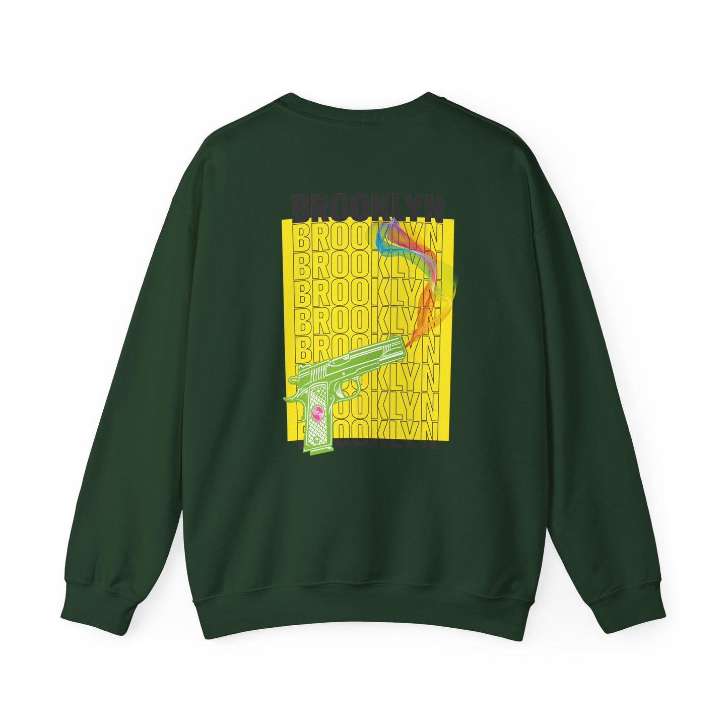 Unisex Brooklyn Rainbow Gun Smoke Sweatshirt