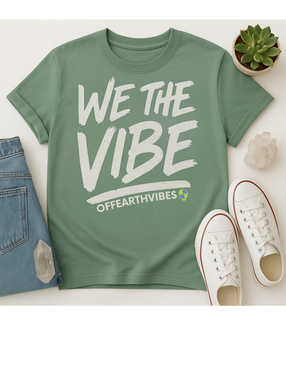 We The Vibe Unisex Softstyle T-Shirt, Motivational Tee, Affirmation Shirt, Space Lovers, Casual Wear, Unique Fashion