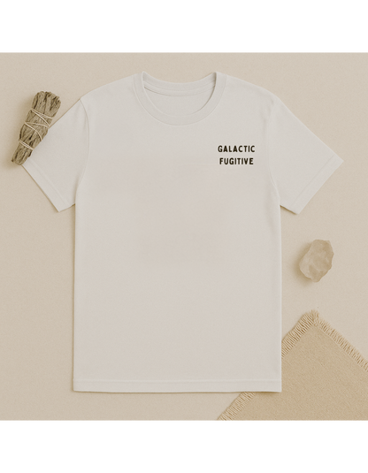 Galactic Fugitive #333-555-888 Unisex Softstyle T-Shirt, Motivational Tee, Affirmation Shirt, Space Lovers, Casual Wear, Unique Fashion