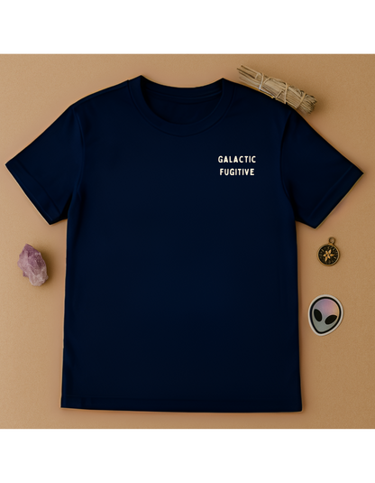 Galactic Fugitive #333-555-888 Unisex Softstyle T-Shirt, Motivational Tee, Affirmation Shirt, Space Lovers, Casual Wear, Unique Fashion