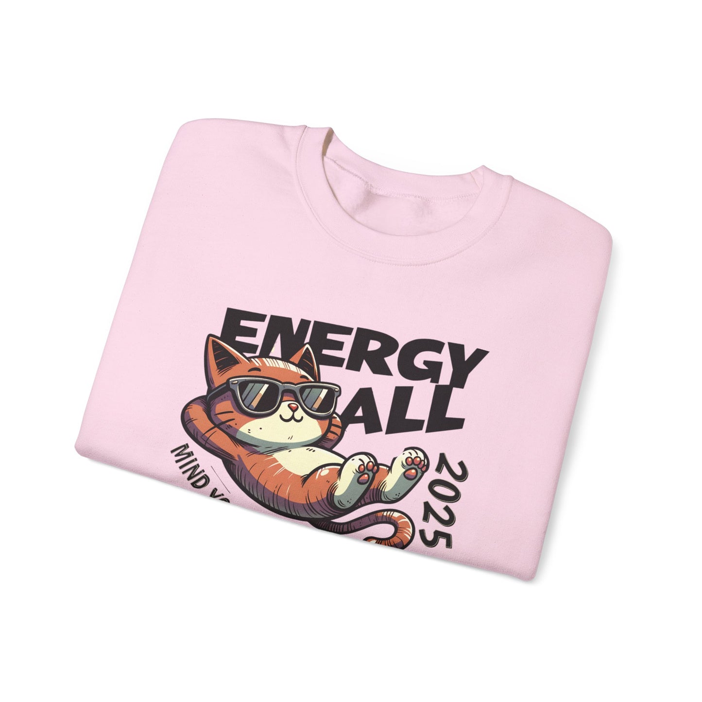 Mind Your Own Damn Business Sweatshirt Cat 2025