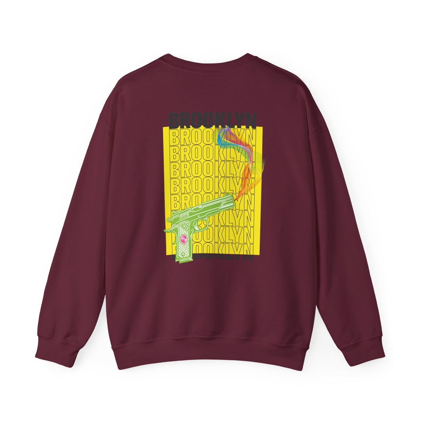 Unisex Brooklyn Rainbow Gun Smoke Sweatshirt