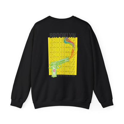 Unisex Brooklyn Rainbow Gun Smoke Sweatshirt