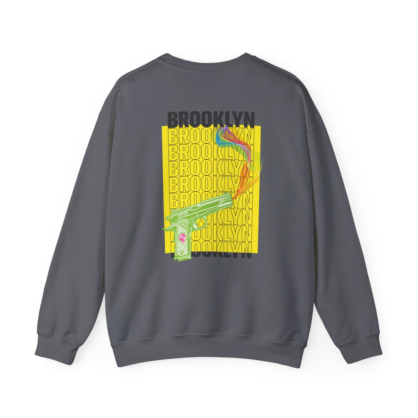Unisex Brooklyn Rainbow Gun Smoke Sweatshirt