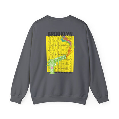Unisex Brooklyn Rainbow Gun Smoke Sweatshirt