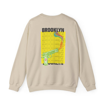 Unisex Brooklyn Rainbow Gun Smoke Sweatshirt