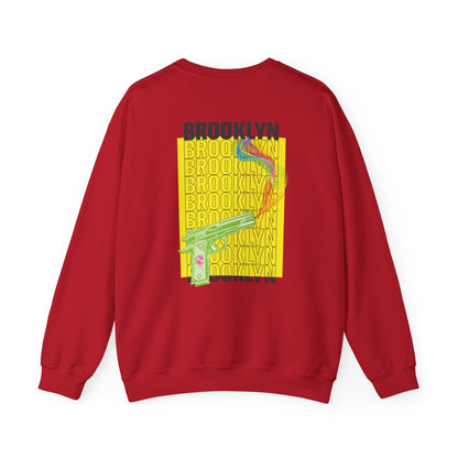Unisex Brooklyn Rainbow Gun Smoke Sweatshirt